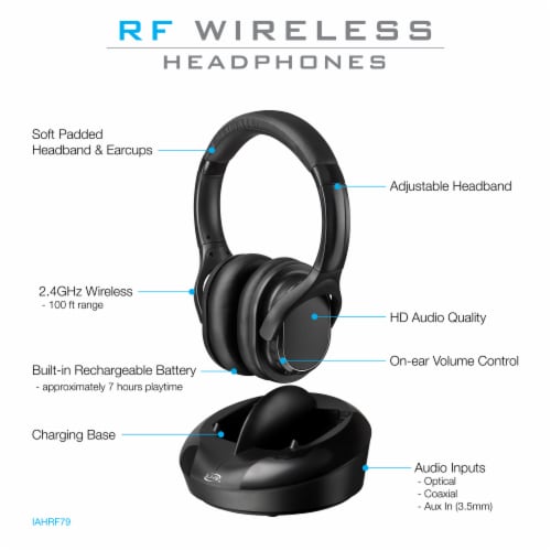 iLive Wireless Headphones, Matte Finish