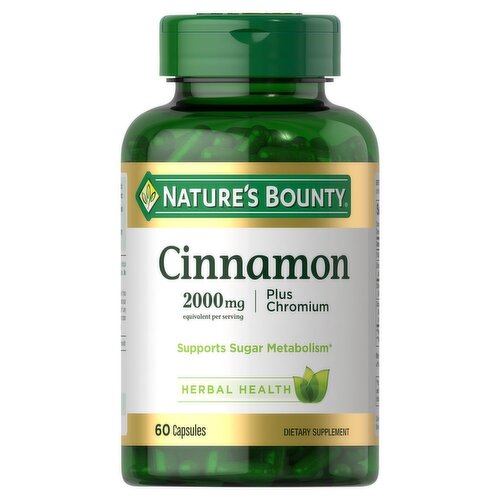 Nature's Bounty Cinnamon Plus Chromium