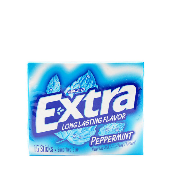 Wrigley's Extra Sugar Free Gum - Peppermint / 15 sticks