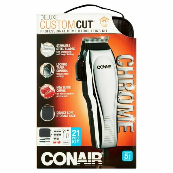 Conair Chrome Custom Cut Home Haircutting Kit