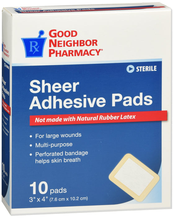 Good Neighbor Pharmacy Sheer Adhesive Pads