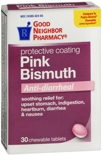 Good Neighbor Pharmacy Pink Bismuth - Chewable Tablets / 30 ct