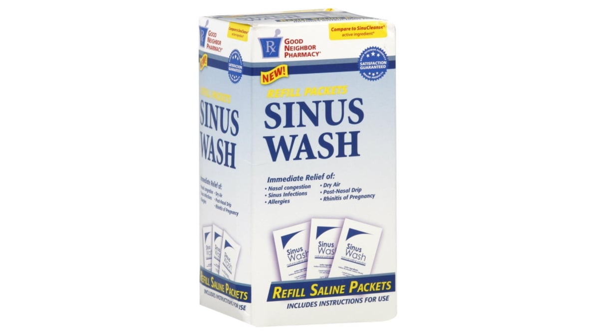 Good Neighbor Pharmacy Sinus Wash Saline Packets