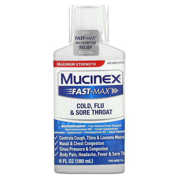 Mucinex Fast-Max Cold, Flu & Sore Throat