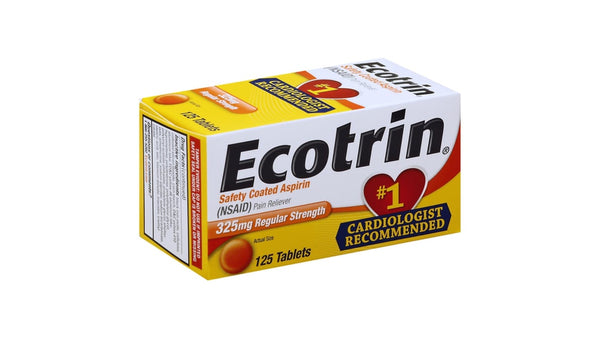 Ecotrin Regular Strength Safety Coated Aspirin 325 mg