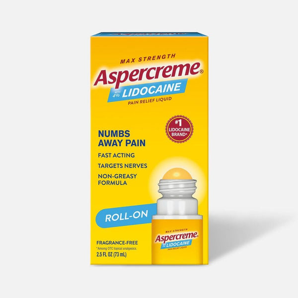 Aspercreme Lidocaine No Mess Roll-On