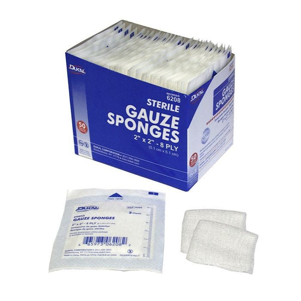 Dukal Gauze Sponges Sterile 8-Ply