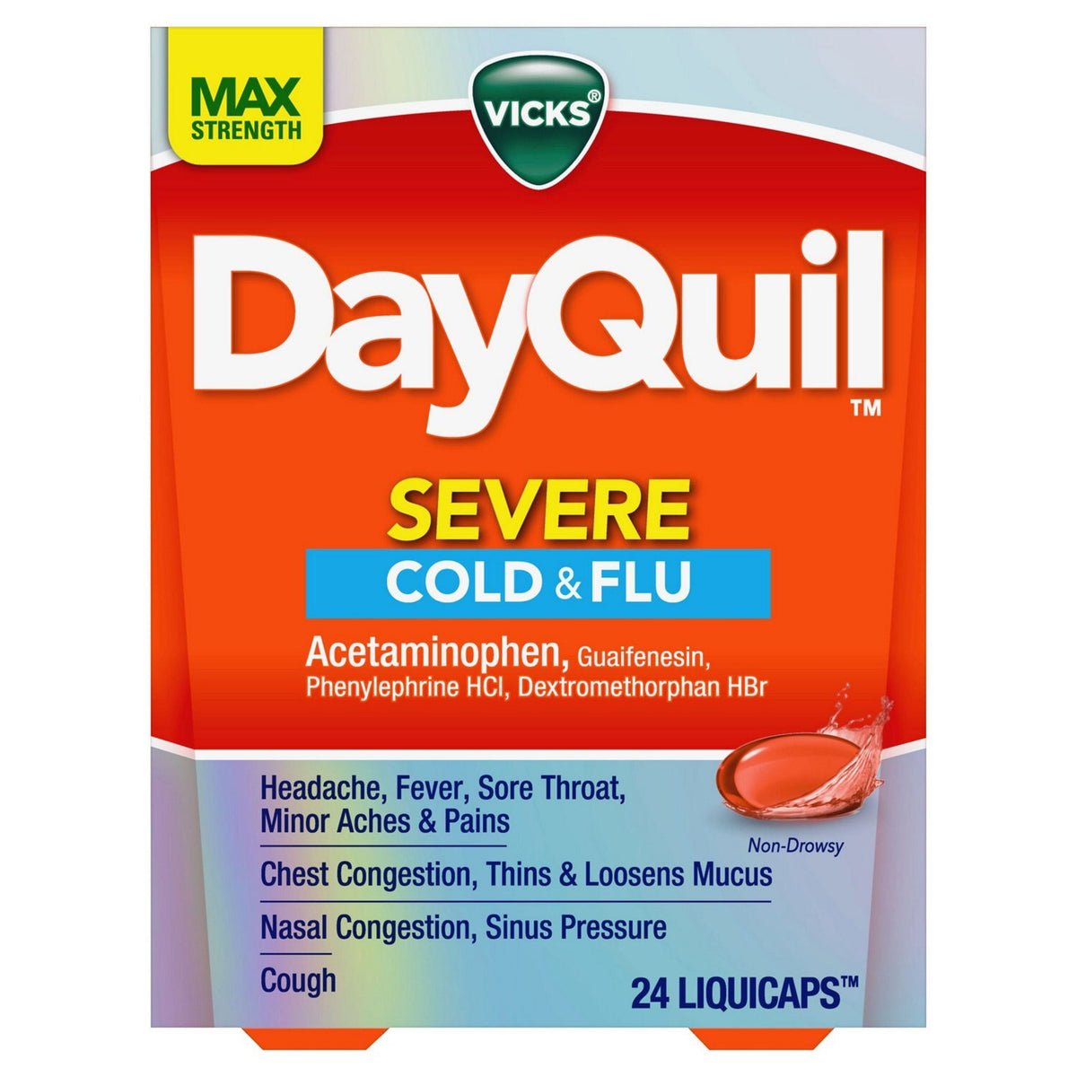 Vicks DayQuil Severe Cold & Flu LiquiCaps