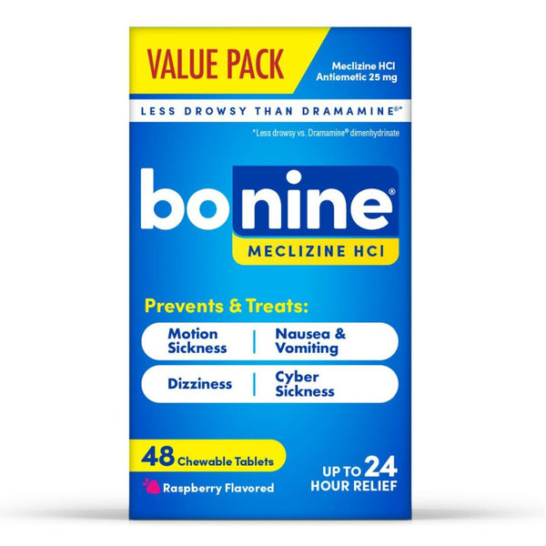 Bonine Meclizine Chewable Tablets