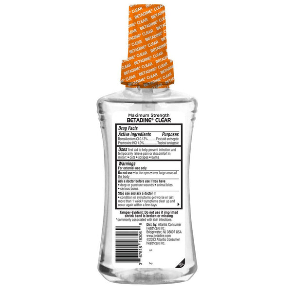 Betadine Clear First Aid Spray
