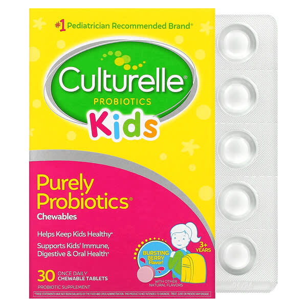 Culturelle Kids Purely Probiotics - 30 chewable tablets