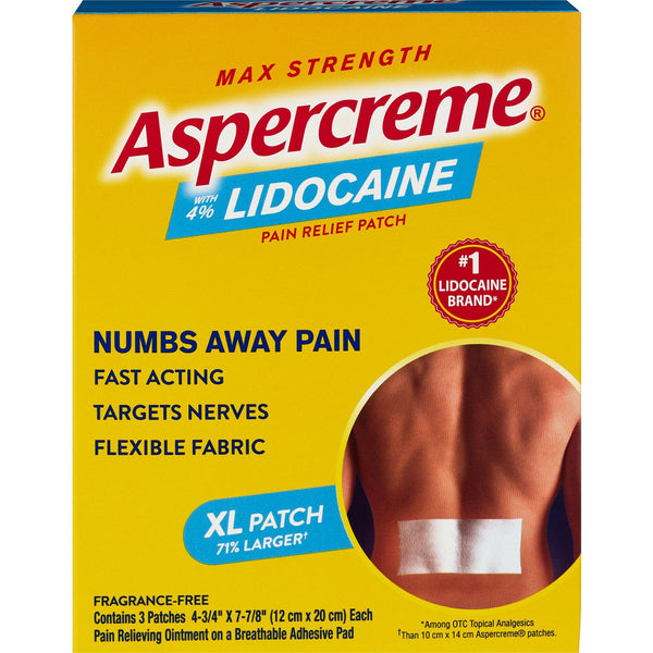 Aspercreme Lidocaine Pain Relief Patch