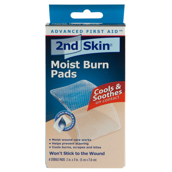2nd Skin Moist Burn Pads - 4 sterile pads