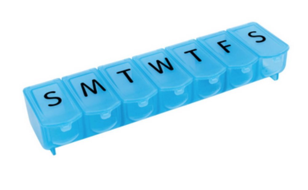 Apex 7-Day Ultra Bubble-Lok XL Pill Organizer