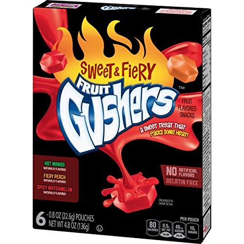 Gushers Sweet & Fiery Fruit Flavored Snacks