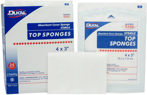 Dukal Top Sponges Absorbent Cover Sponge