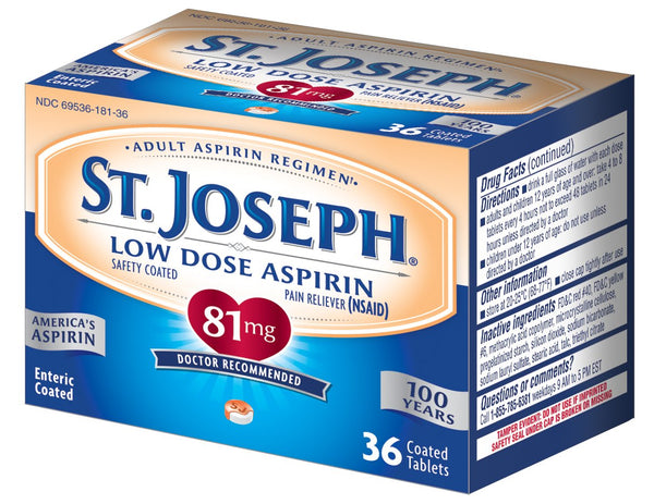 St. Joseph Low Dose Aspirin Chewable