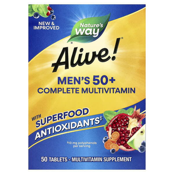 Nature's Way Alive! Men's 50+ Complete Multivitamin