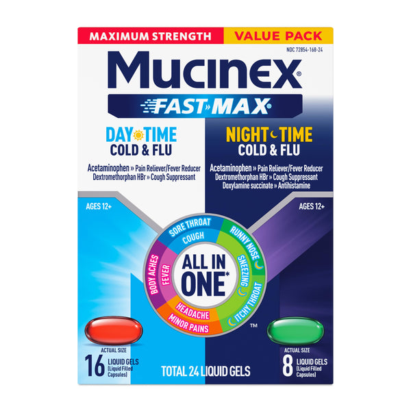 Mucinex Fast-Max Day & Night Cold & Flu