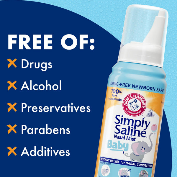 Arm & Hammer Simply Saline Baby Nasal Mist