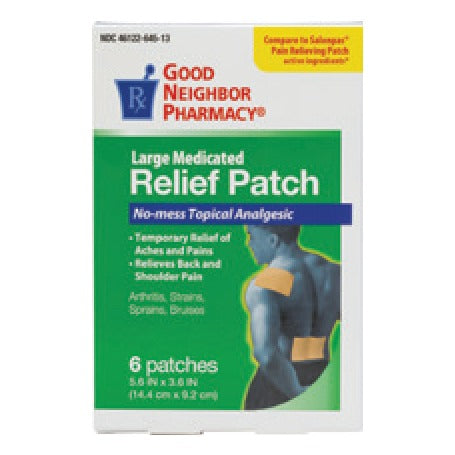 Good Neighbor Pharmacy Large Medicated Relief Patch