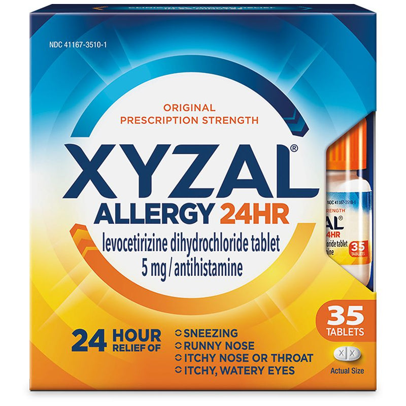 Xyzal Allergy 24HR Levocetirizine 5 mg Tablets - 35 ct
