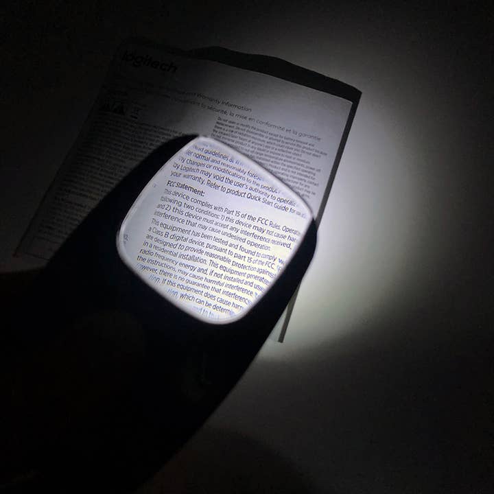 Flipo Pocket Zoom Mini Magnifier with LED Light
