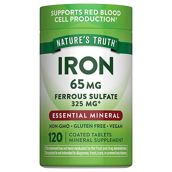 Nature's Truth Iron Ferrous Sulfate