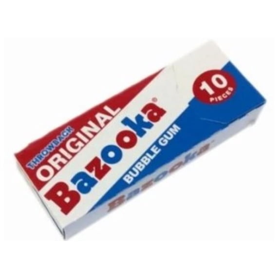 Bazooka Bubble Gum - Original / 10 pieces