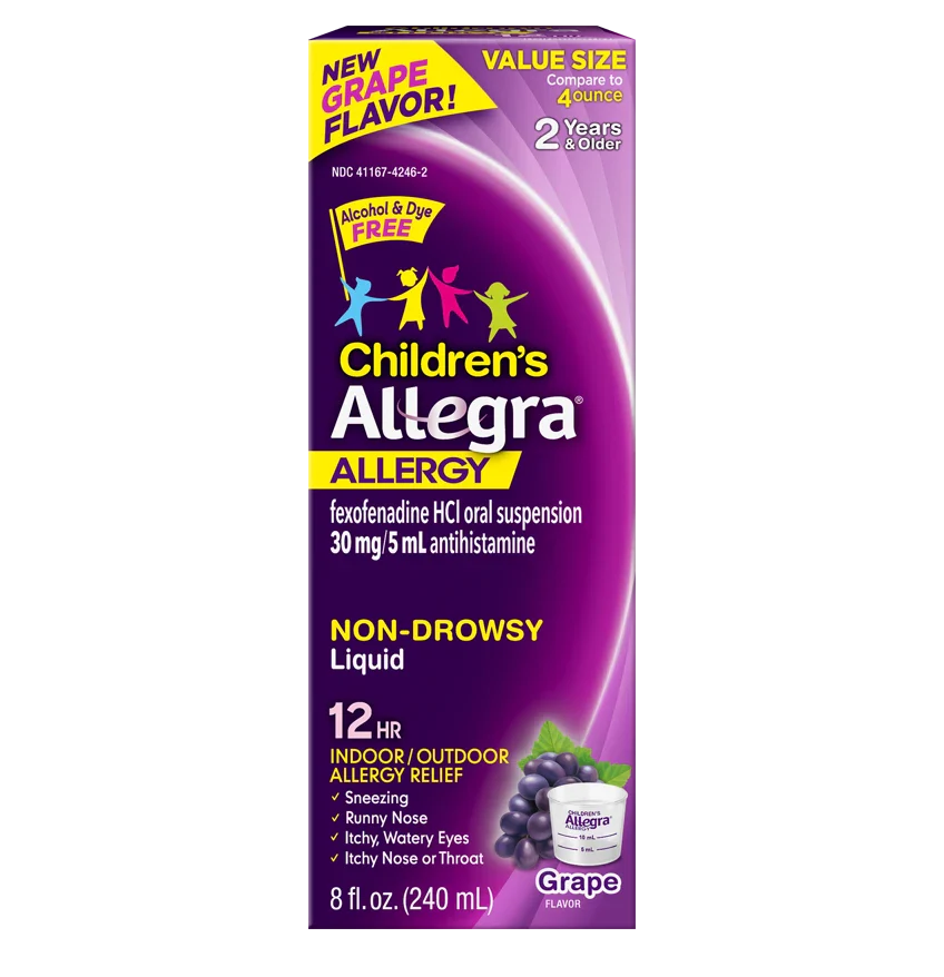 Children's Allegra Allergy Liquid - 4 fl oz (120 mL)