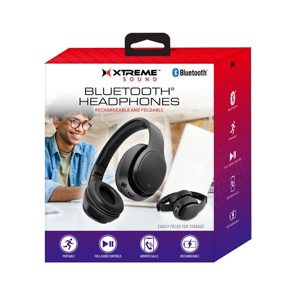 Xtreme Sound Foldable Wireless Headphones