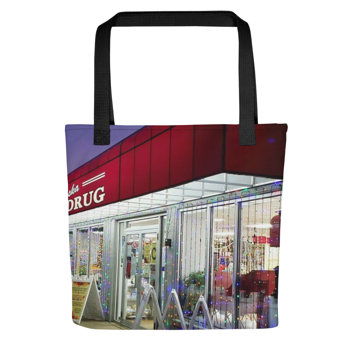 Photo Tote Bag with a customer photo on it
