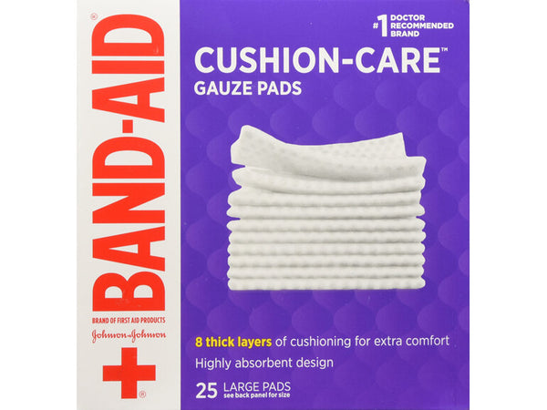 Band-Aid Cushion-Care Gauze Pads - 10 ct