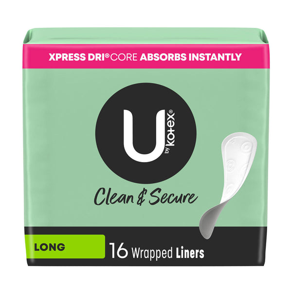 U by Kotex Clean & Secure Wrapped Liners