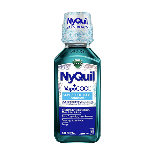 Vicks NyQuil VapoCOOL Severe Cold & Flu + Congestion Liquid