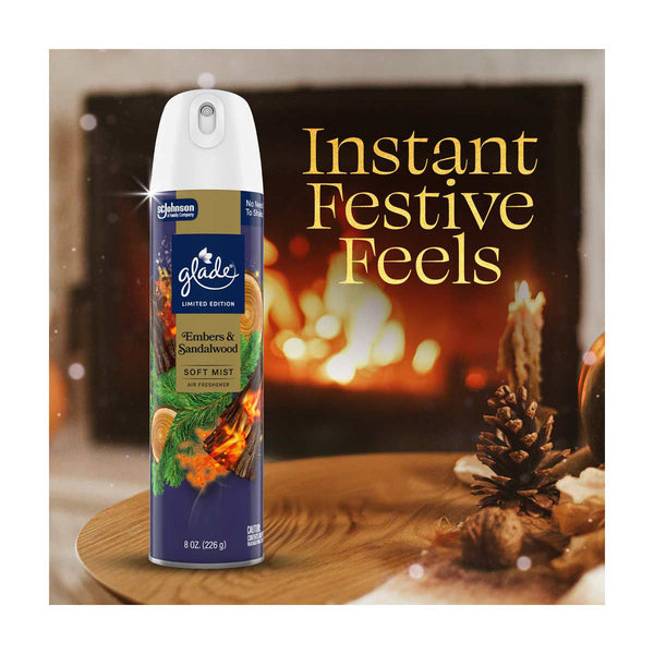 Glade Soft Mist Air Freshener - Embers & Sandalwood / 8 oz