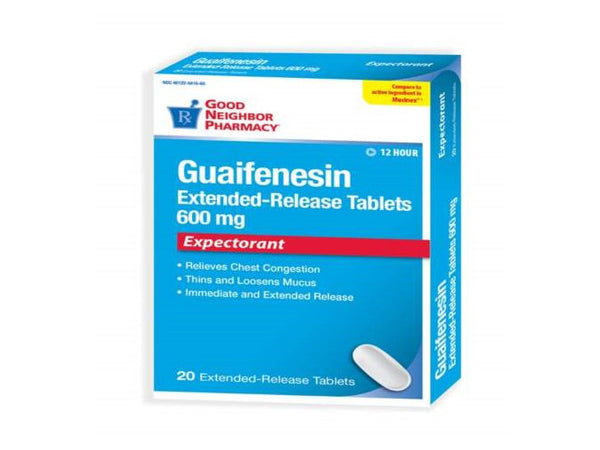 Good Neighbor Pharmacy Mucus ER Guaifenesin 600 mg