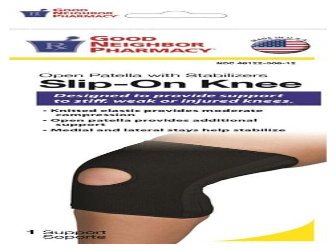 Good Neighbor Pharmacy Slip-On Knee, Open Patella with Stabilizers