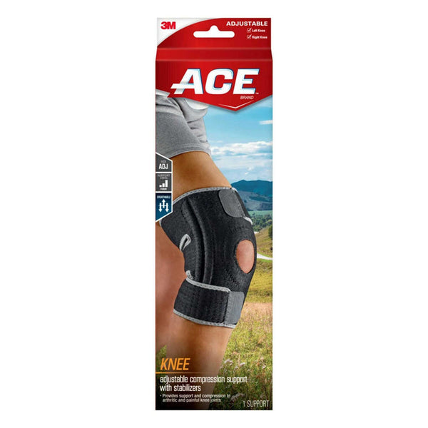 ACE Knee Adjustable Compression Support with Stabilizers