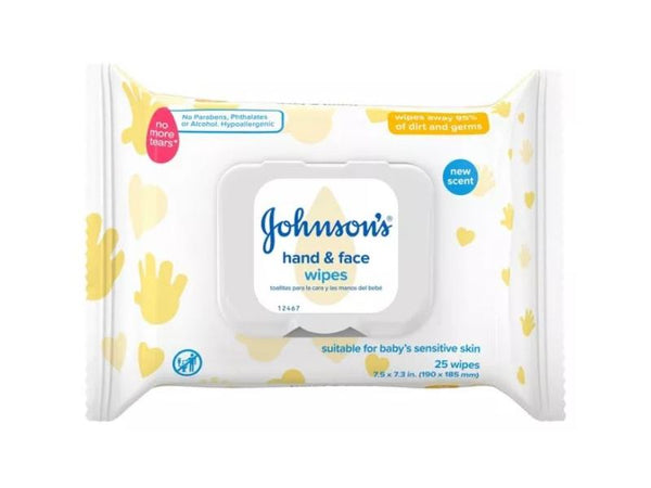 Johnson's Hand & Face Wipes