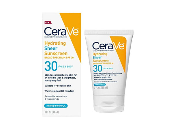 CeraVe Hydrating Sheer Sunscreen