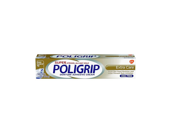 Poligrip Extra Care Denture Adhesive Cream