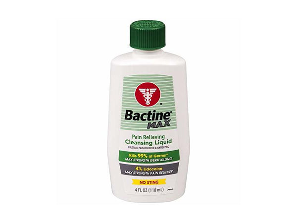 Bactine Max Pain Relieving Cleansing - 4 fl oz (118 mL)