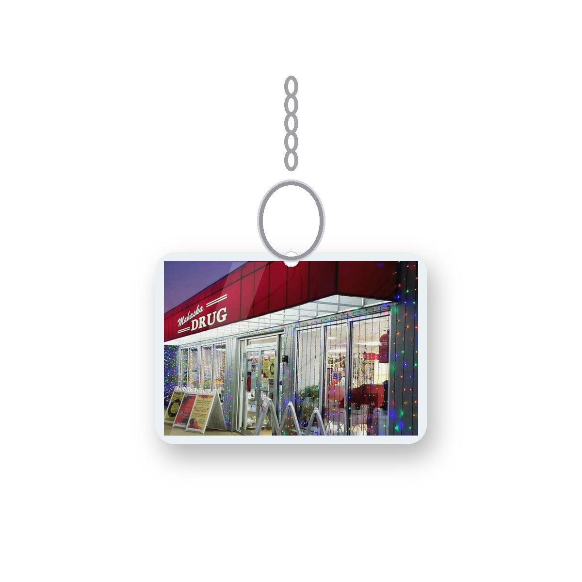Photo Keychain with a customer photo on it