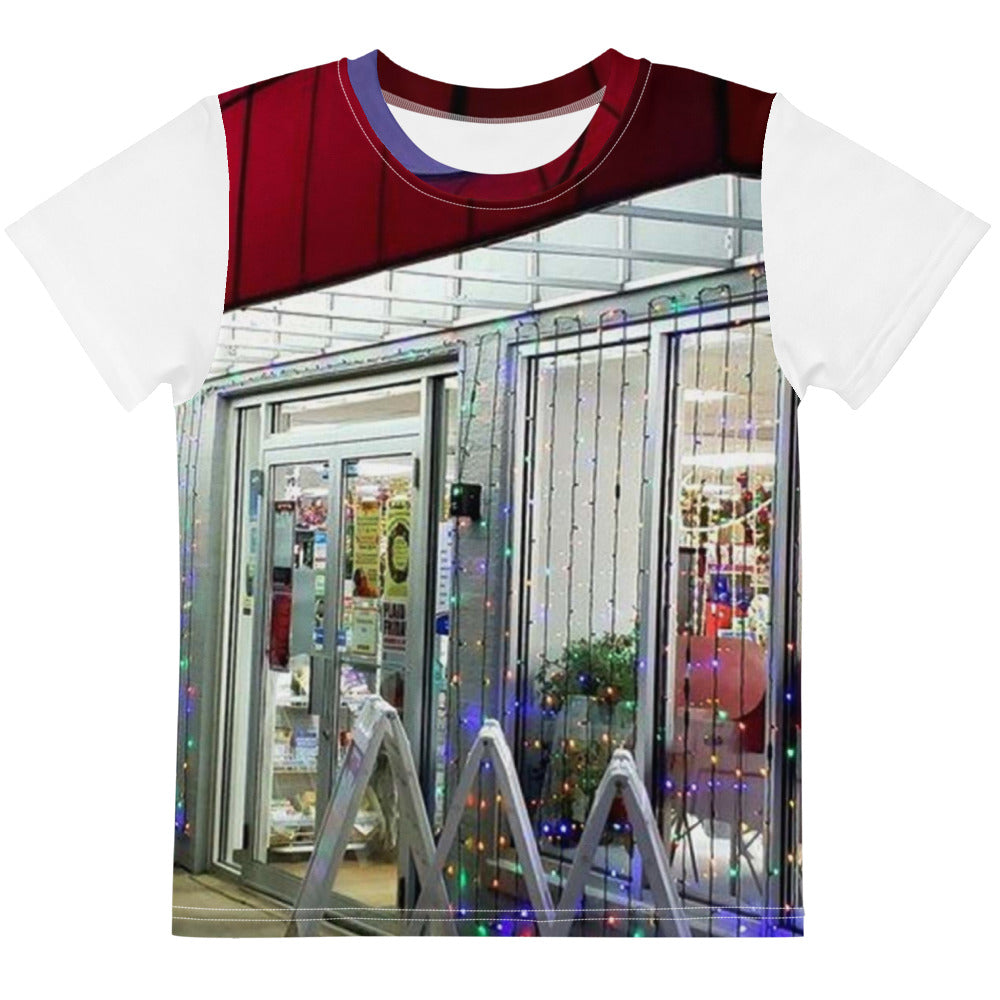 Kids All-Over Print Photo T-Shirt with a customer photo on it