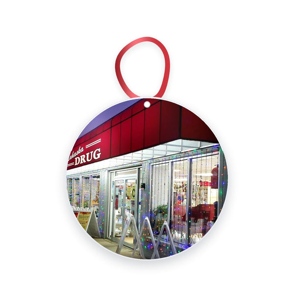 Photo Metal Ornament with a customer photo on it