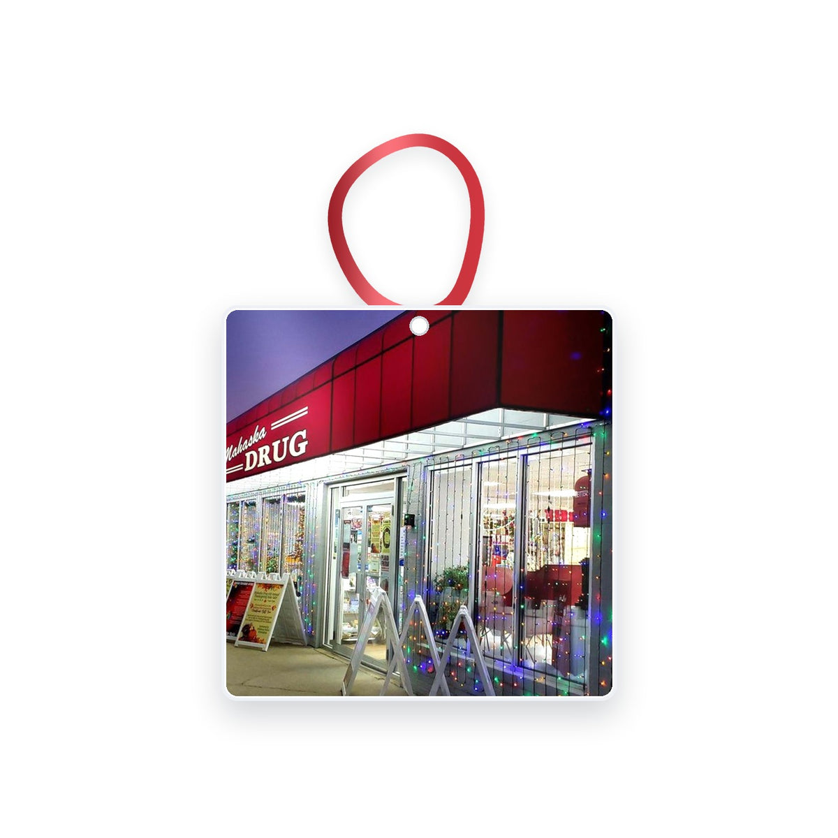 Photo Ornament with a customer photo on it