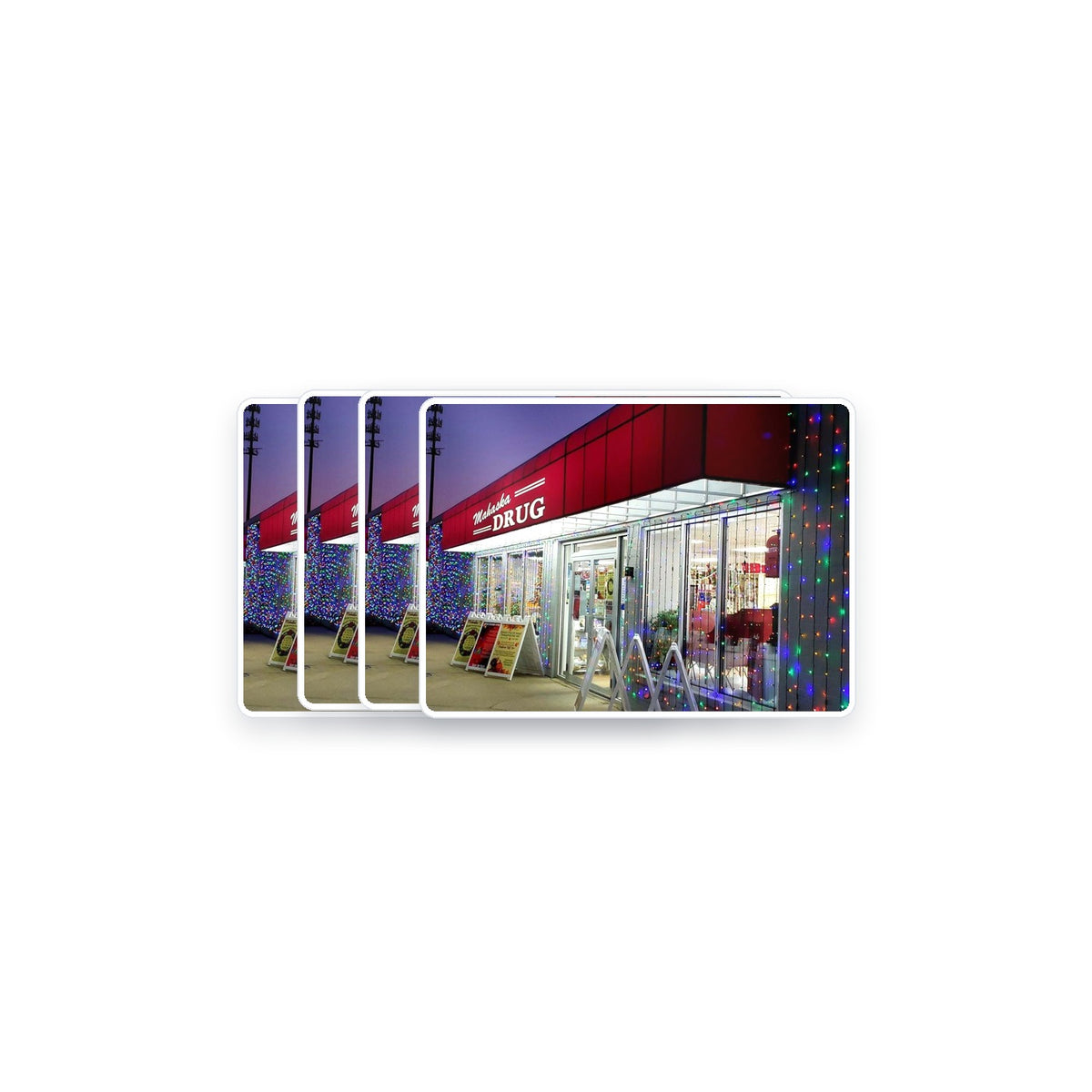 Photo Trader Cards with a customer photo on them