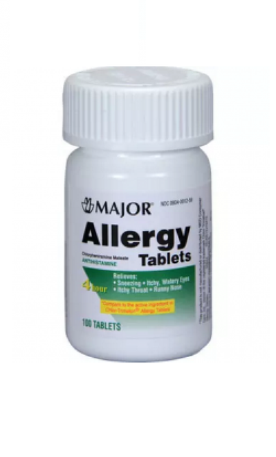 Major Allergy Tablets Chlorpheniramine 4 mg