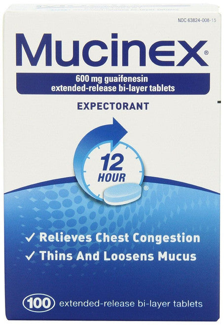 Mucinex 12 Hour Chest Congestion - Tablets / 100 ct